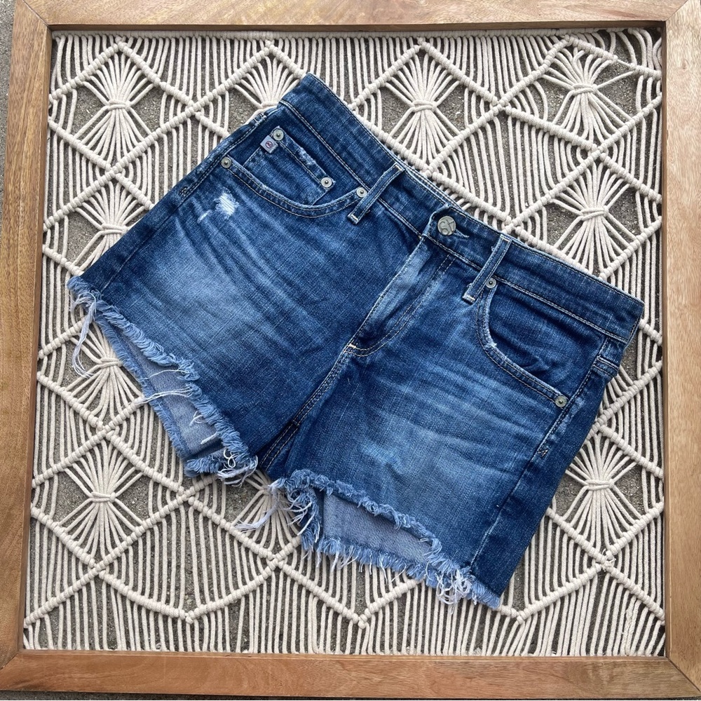 AG Distressed Jean Shorts Size 25 - Ex-Boyfriend Cut-Off